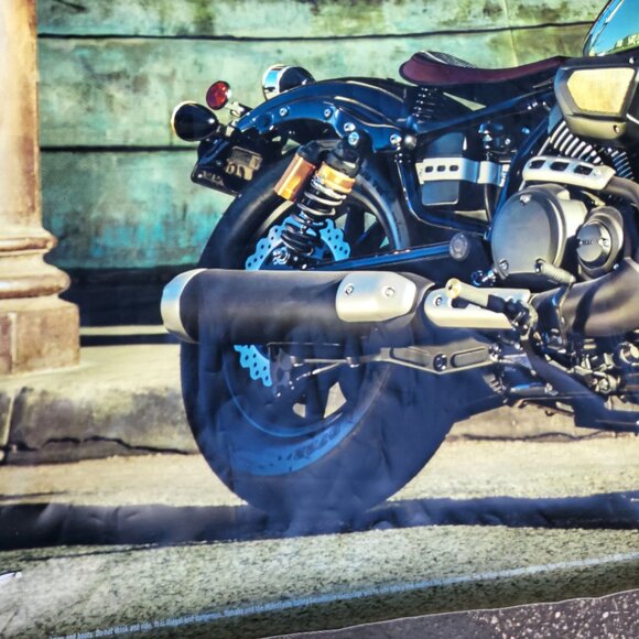 Yamaha Star Motorcycle Bolt R-Spec Vinyl Banner Dealer Garage Shop Sign 8'x4' - Picture 11 of 16